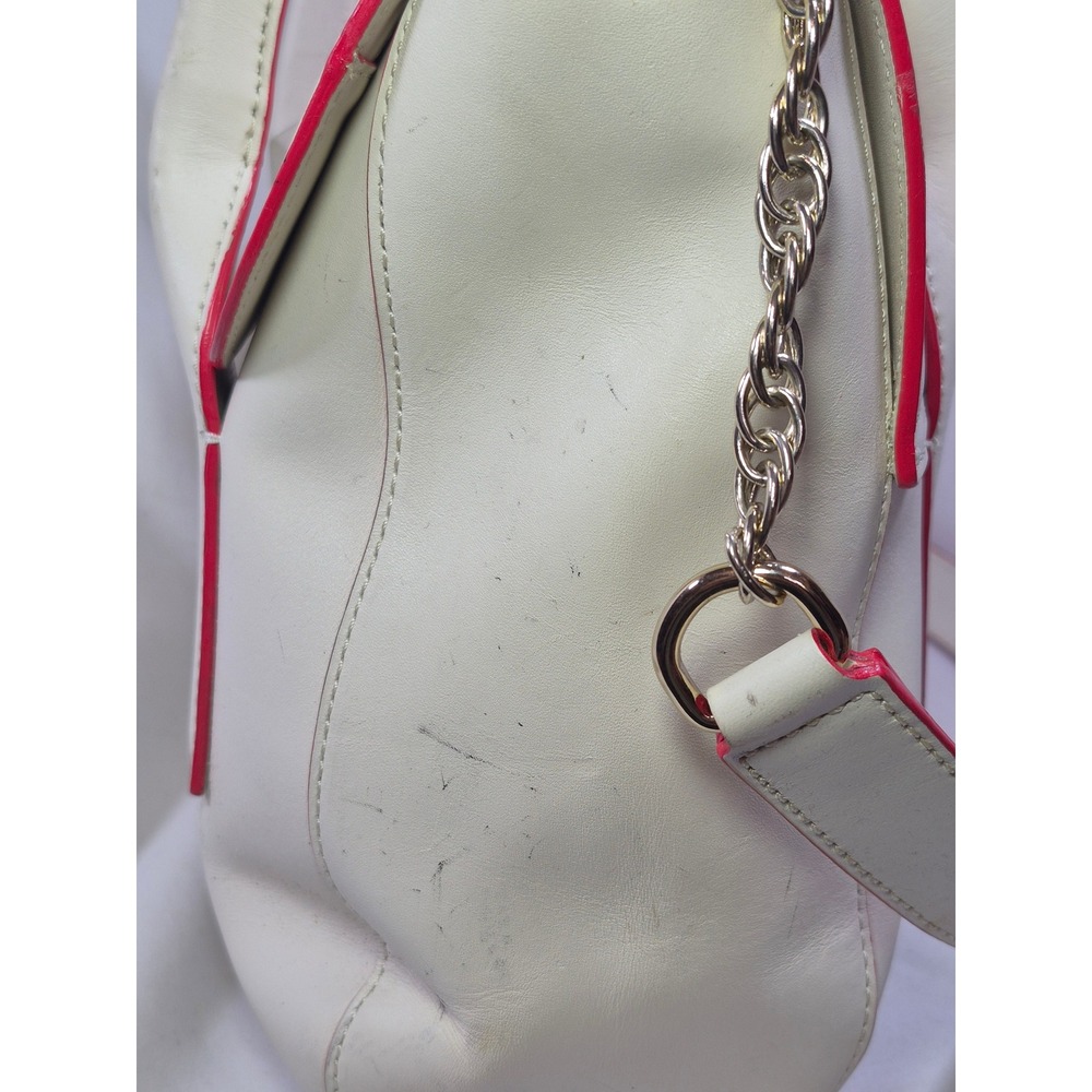 Kate Spade 2 Park Avenue Leather Flap Satchel Bag Pyramid Turnlock Purse READ - Picture 16 of 16
